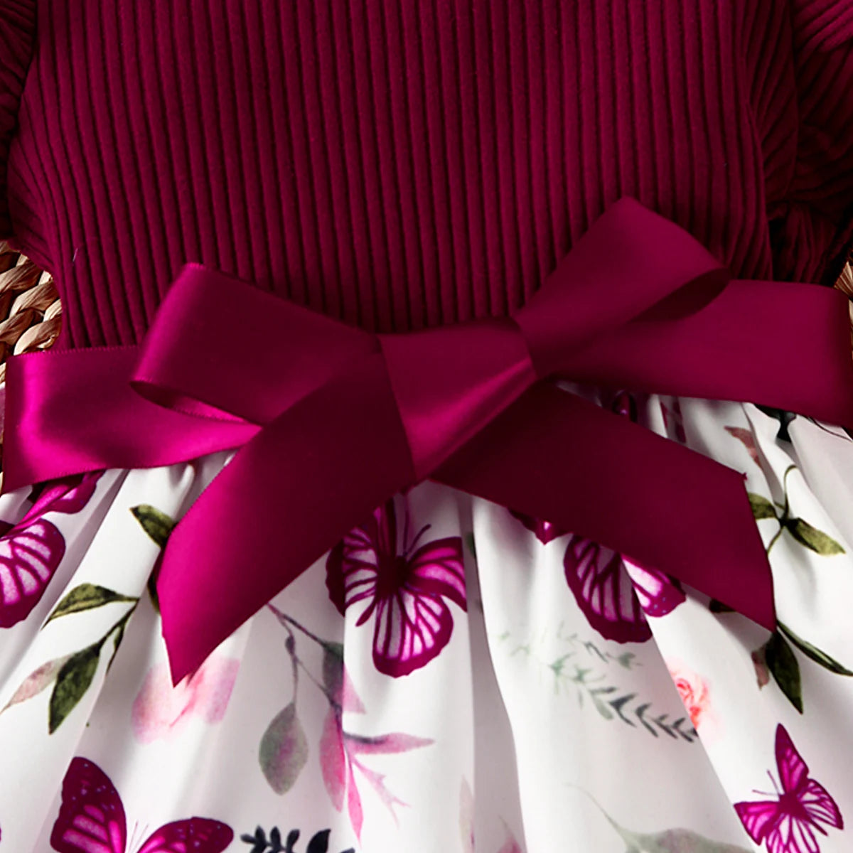 שמלת פרפרים חגיגית לבנות